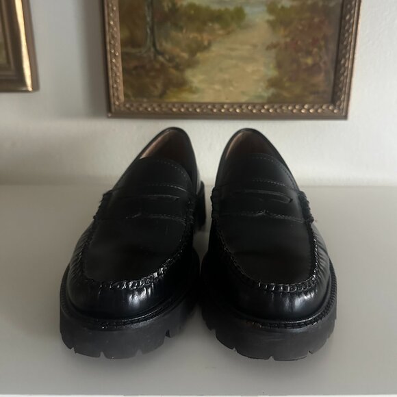 G.H. Bass & Co. Black Leather Loafers - Picture 10 of 12